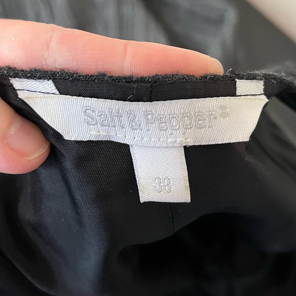 Salt & Pepper Grey Wool Blend Dress - Picture 9 of 15